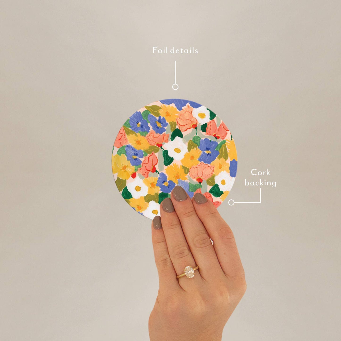 Flower Power Seedlings Coaster