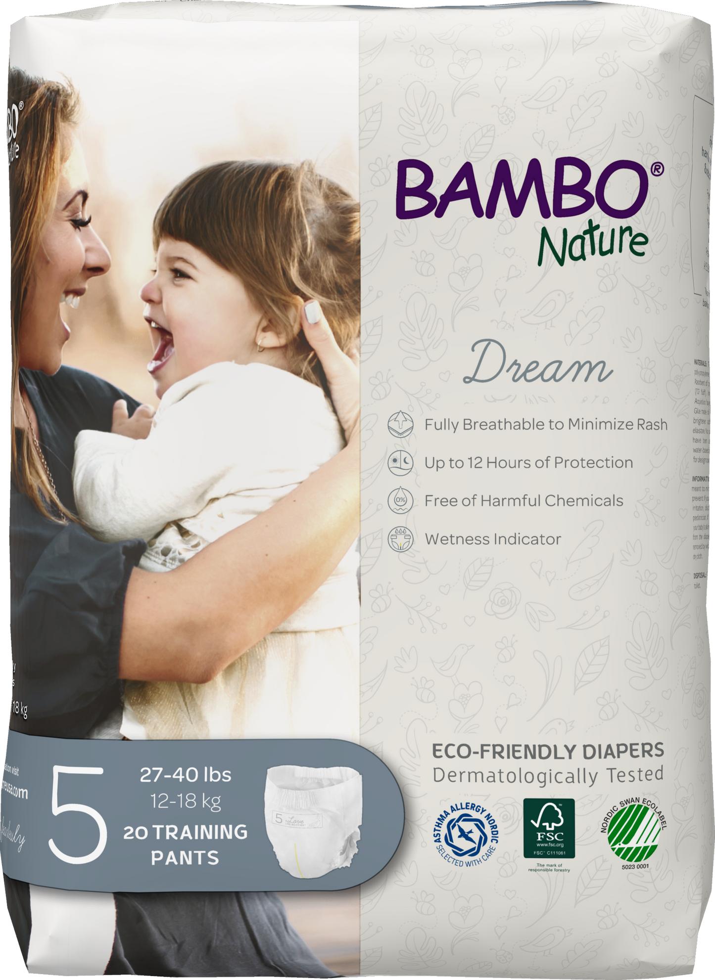 Bambo Nature USA - Bambo Nature Training Pants Size 5