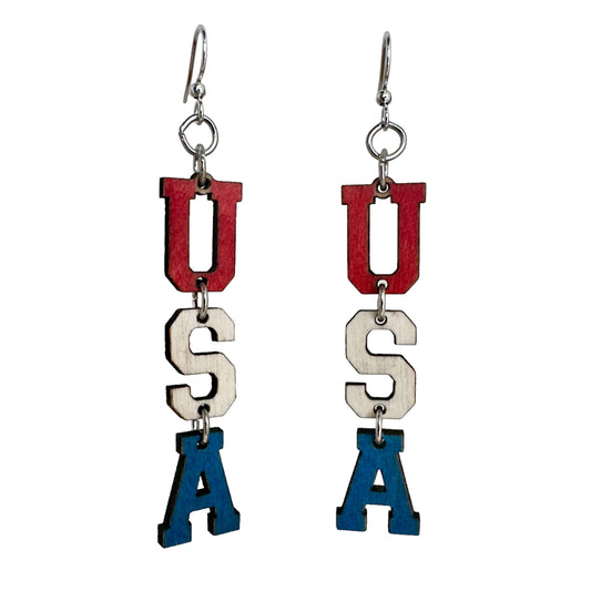 Green Tree Jewelry - USA Earrings