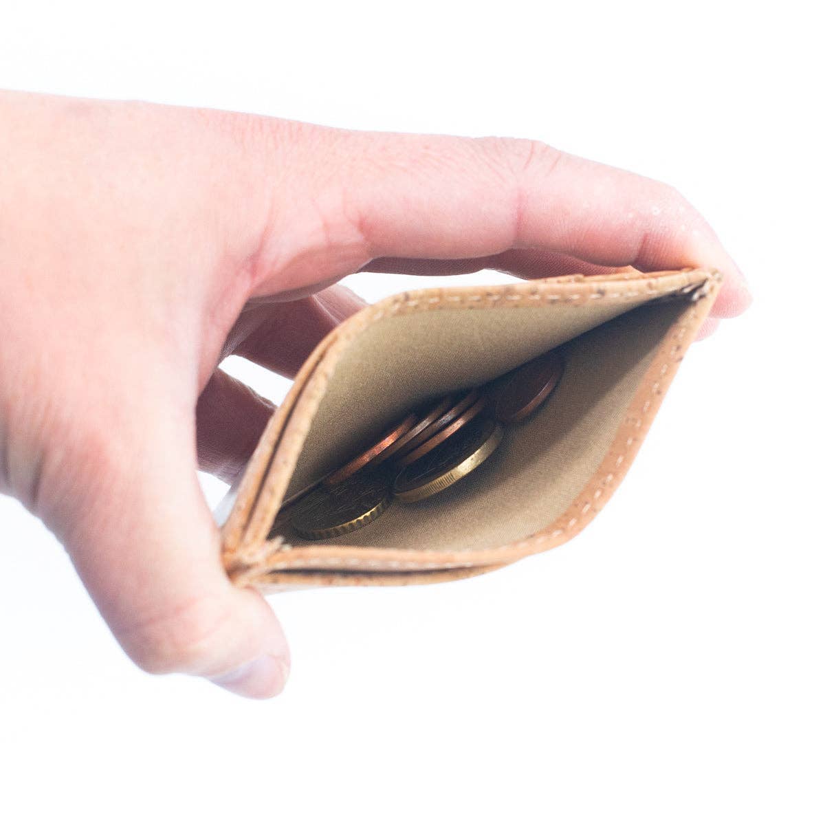 Meninas Bonitas Cork - Men's RFID-Blocking Cork Card Wallets BAG-2252