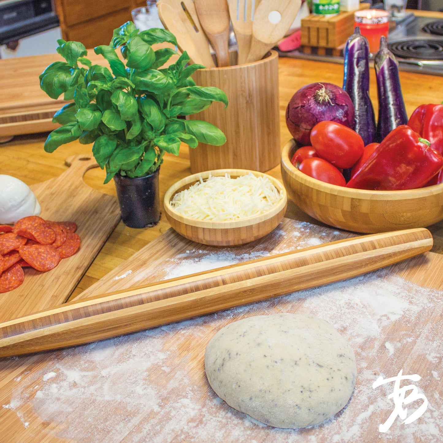 Totally Bamboo - Tapered Rolling Pin