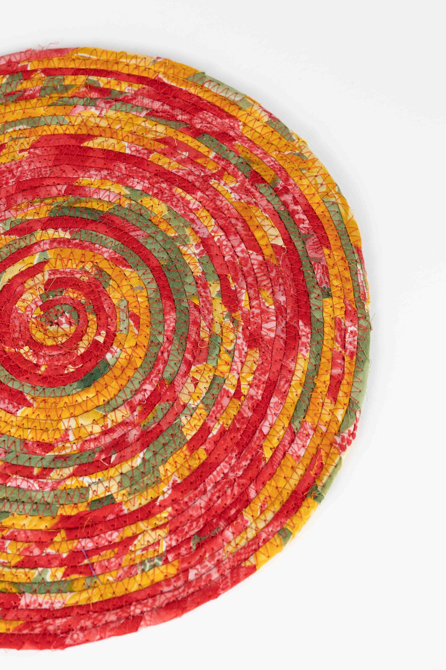 Ten Thousand Villages - Recycled Sari Round Placemat