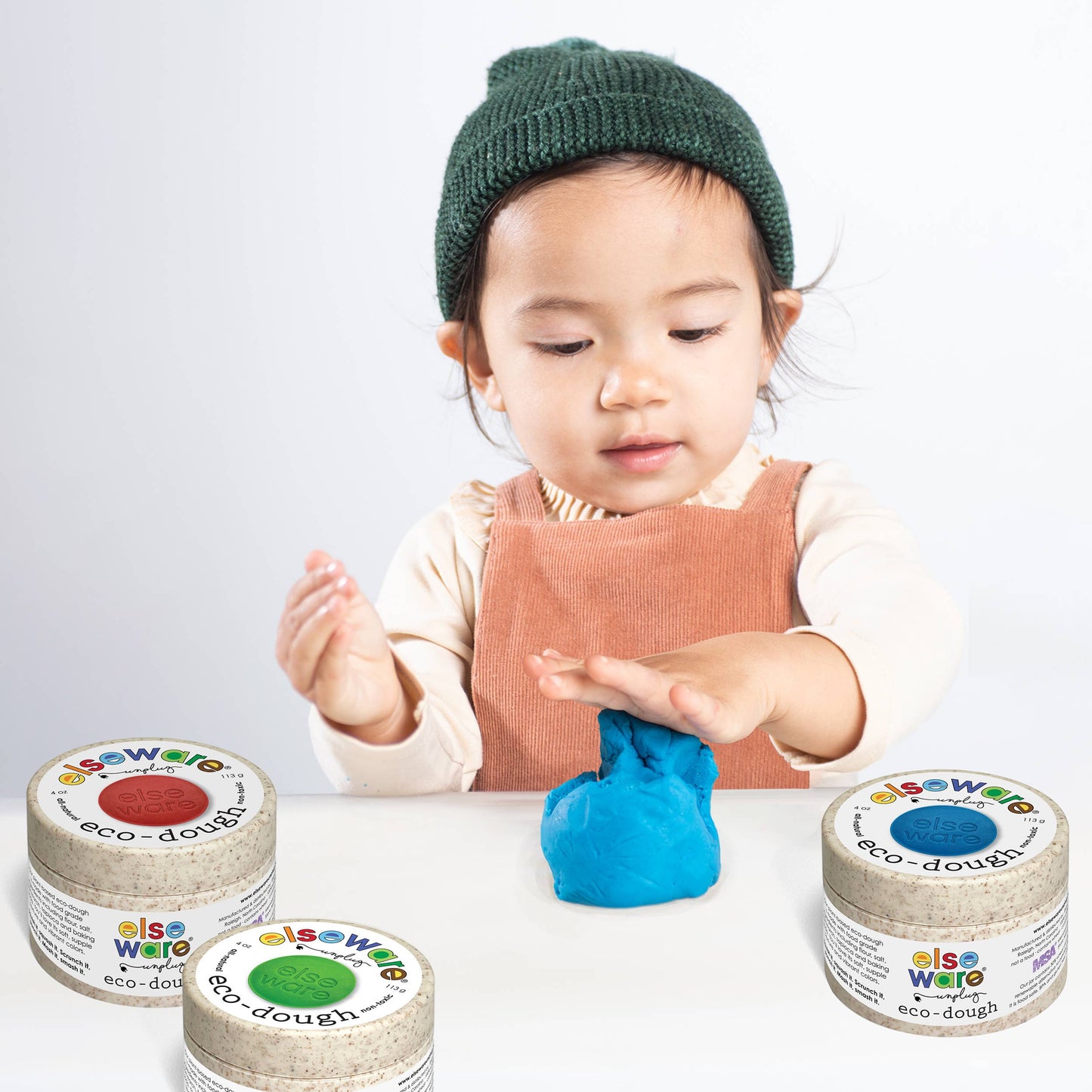 Eco-Dough (4-Pack)  Natural, Non-Toxic Multi-Colors