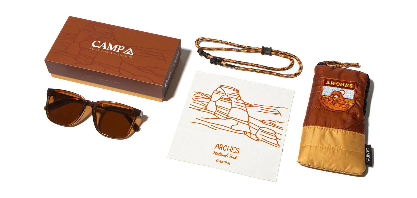 CAMP Eyewear - CAMP Crag Sunglasses - Arches Engraved Edition