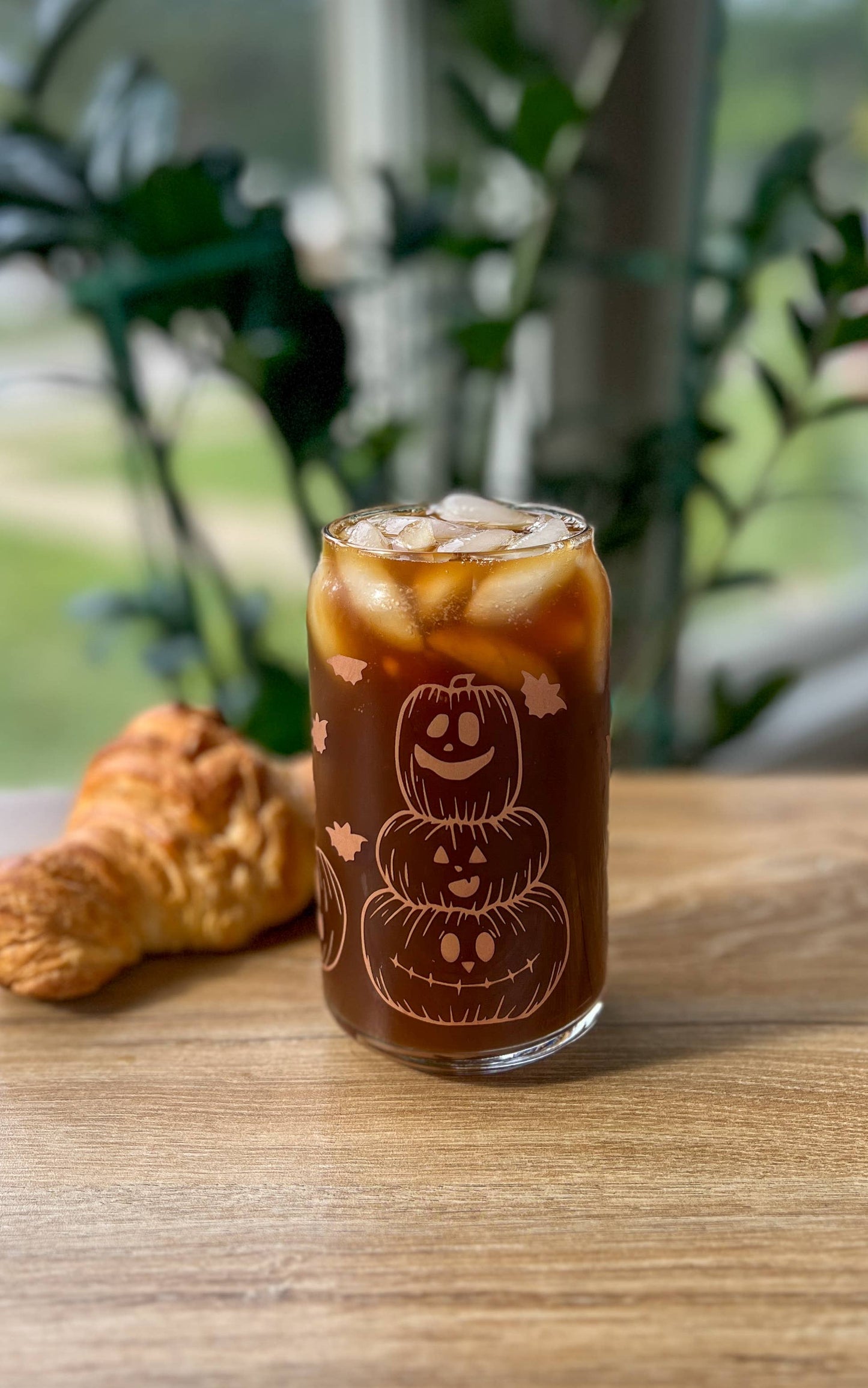 Uplifter Sticker - Jack o lantern glass cup