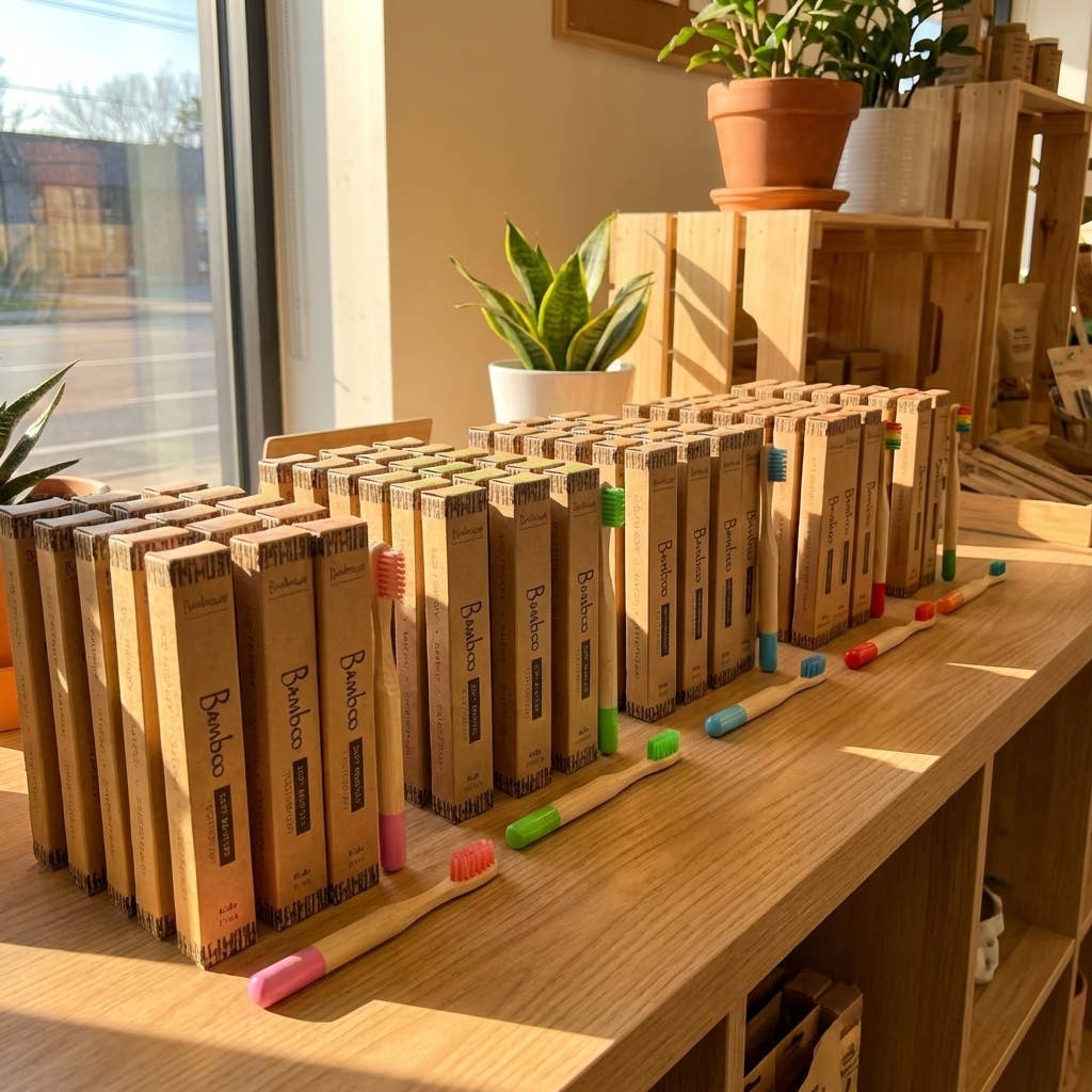 Bamboo Kids Toothbrush | Earth Day Bestseller
