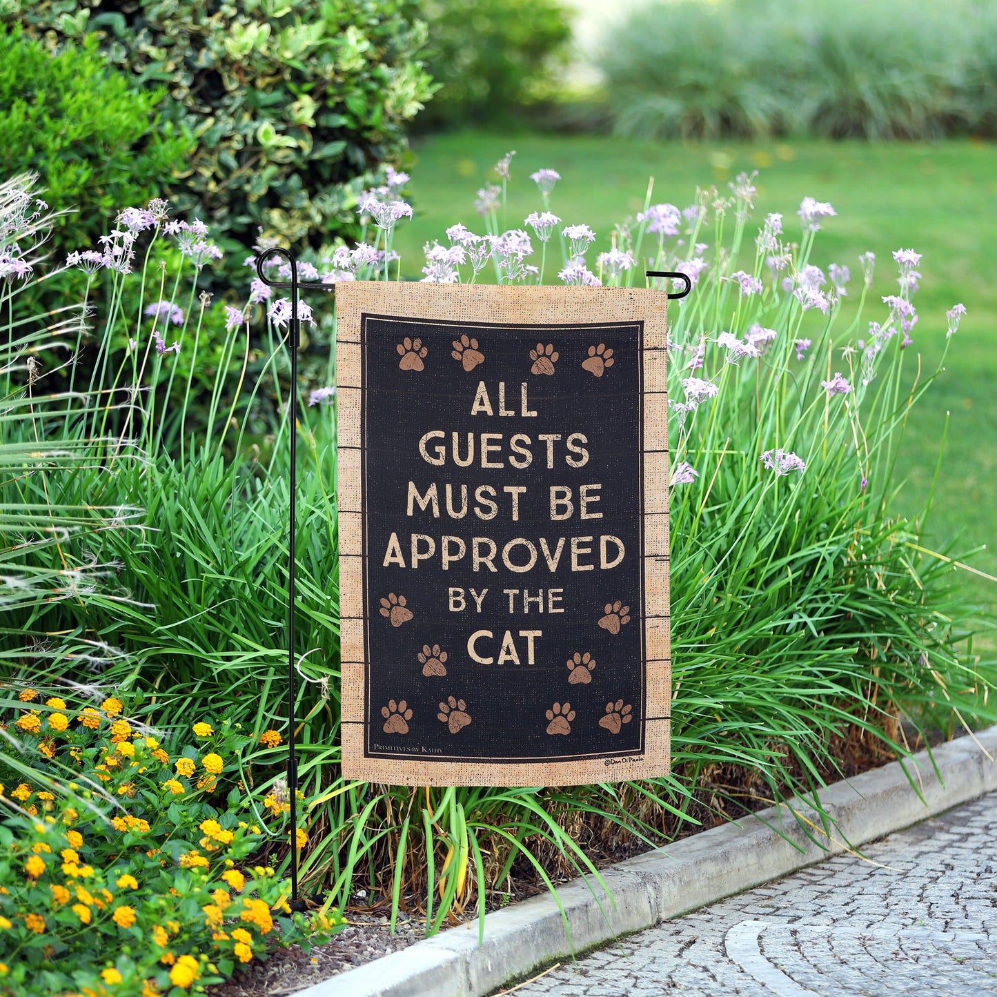 Approved By Cat Garden Flag