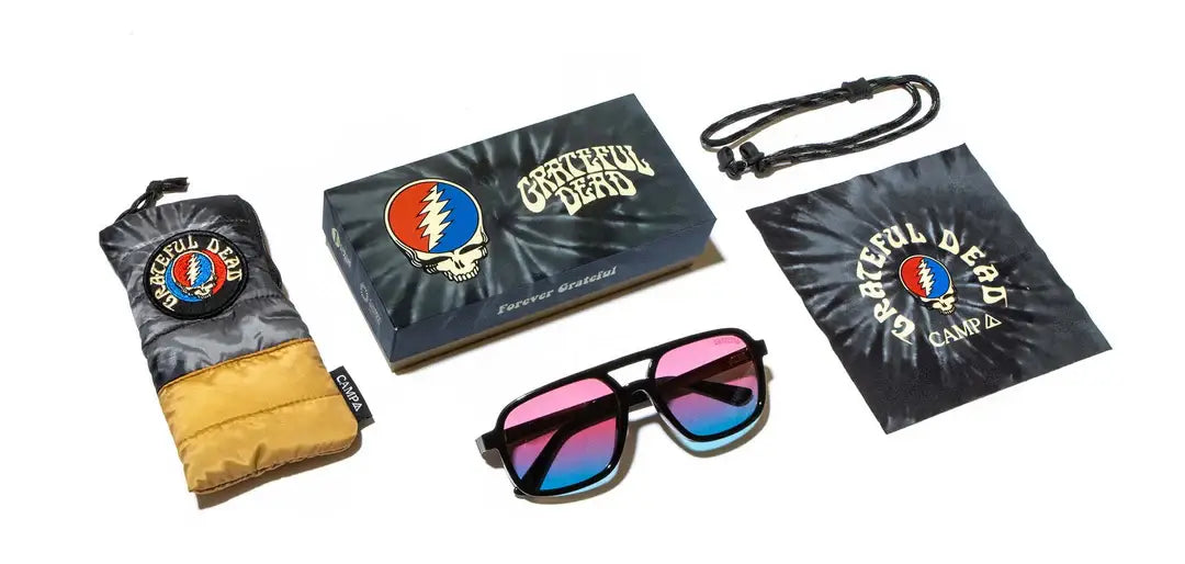 CAMP Eyewear - CAMP Glacier Sunglasses - Grateful Dead Stealie Edition