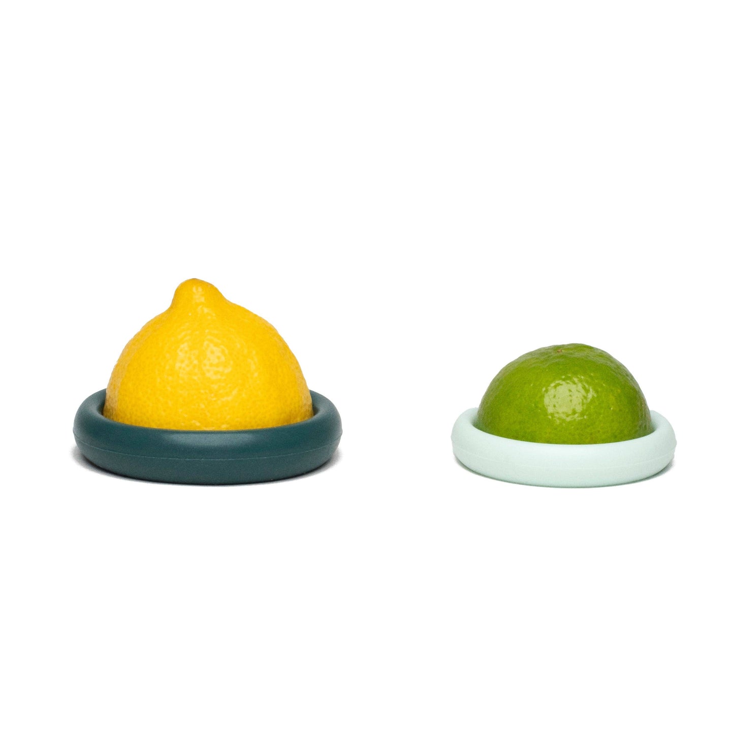 Reusable Silicone Citrus Savers  Forest Mint