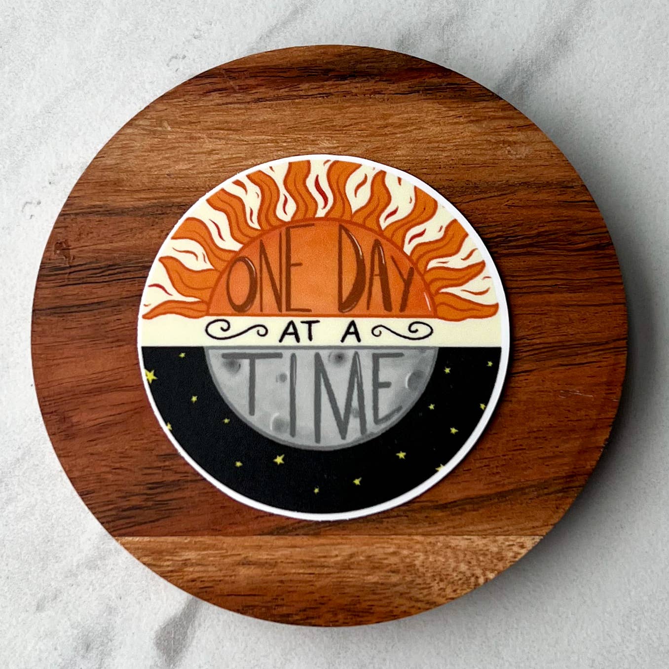 Uplifter Sticker - One day at a time sticker