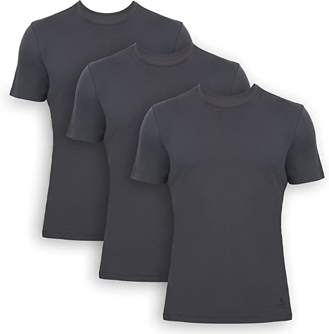 Bambooven - Men's Bamboo Crew Neck Undershirts (3-Pack)
