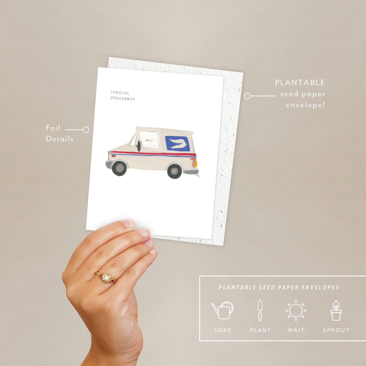 Got Mail - Just To Say Hi Card