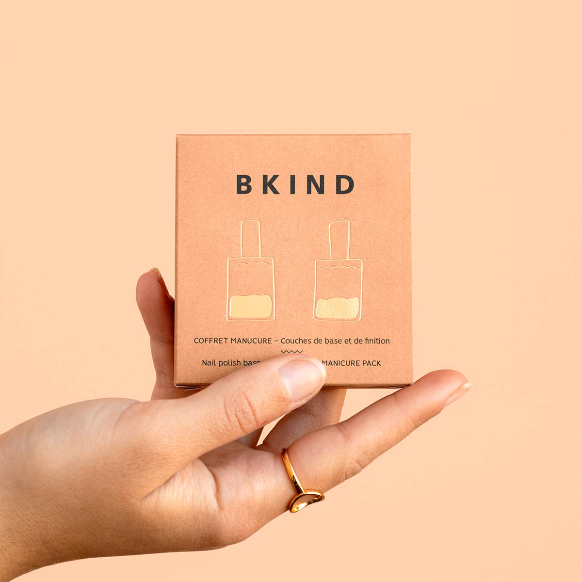 BKIND - Manicure Pack - Nail Polish Duo - Base and top coats
