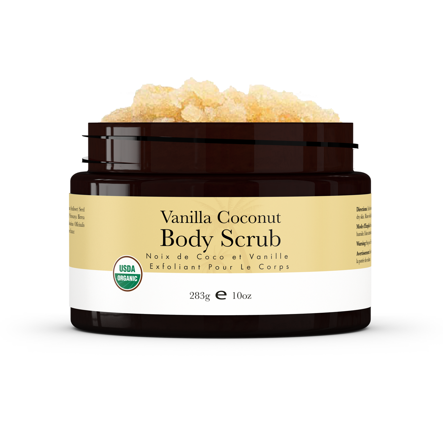 Organic Sugar Body Scrub 10oz (2 Scent Options)