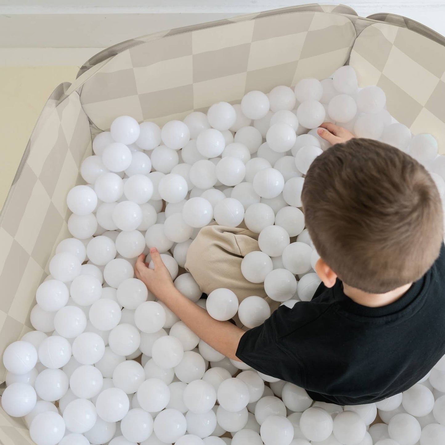 3 Sprouts - Kids Ball Pit with Recycled Fabric (balls not incl.)