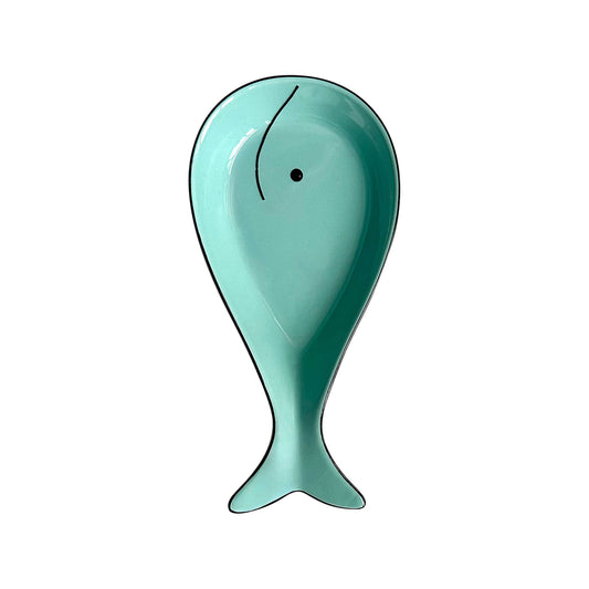 Fox Run Brands - Fox Run Whale Spoon Rest, Ceramic Spoon and Spatula Rest