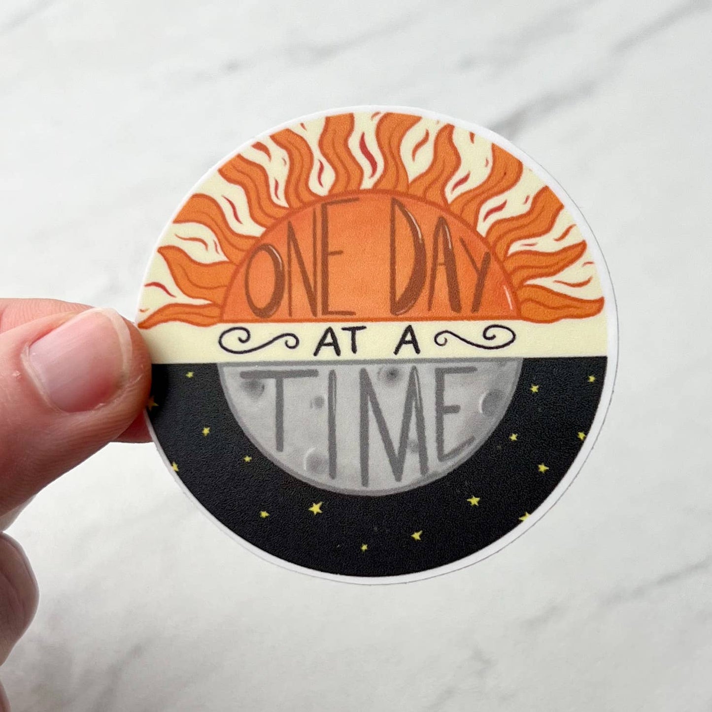 Uplifter Sticker - One day at a time sticker
