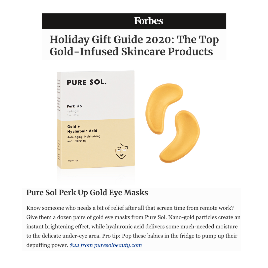 Perk Up Gold + Collagen Hydrogel Eye Mask