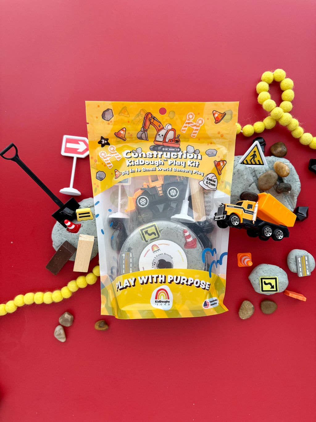 Earth Grown KidDoughs (KidDoughs by EGKD) - Construction KidDough Play Kit
