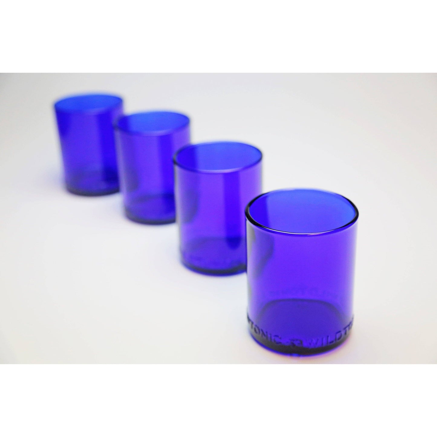 Refresh Glass - 12oz Set of 4 Cobalt Glasses