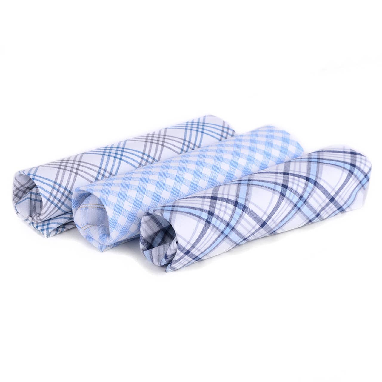 Men's Boxed Fancy Cotton Handkerchiefs 3pcs Set