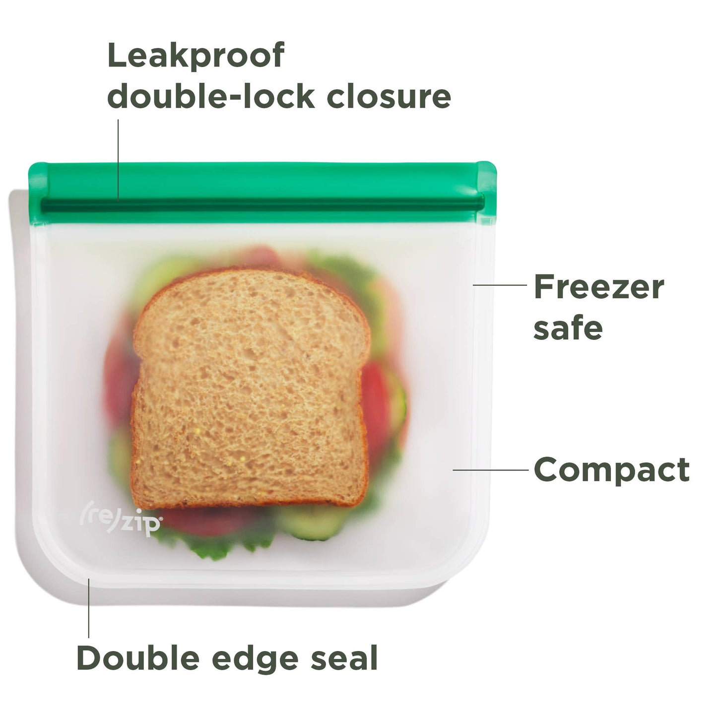 Reusable Flat Storage Bags - 5 Piece Sets