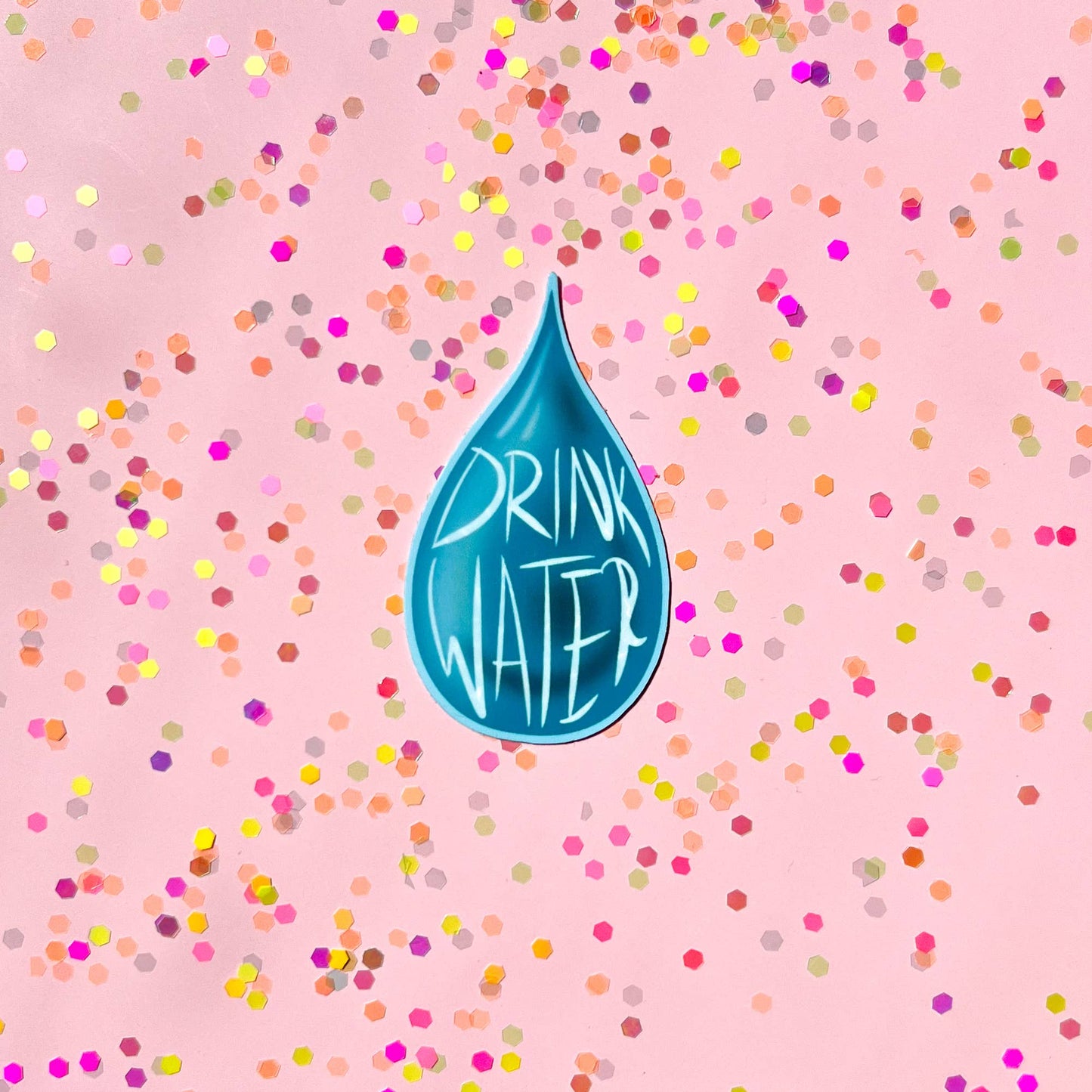 Uplifter Sticker - Drink Water Sticker