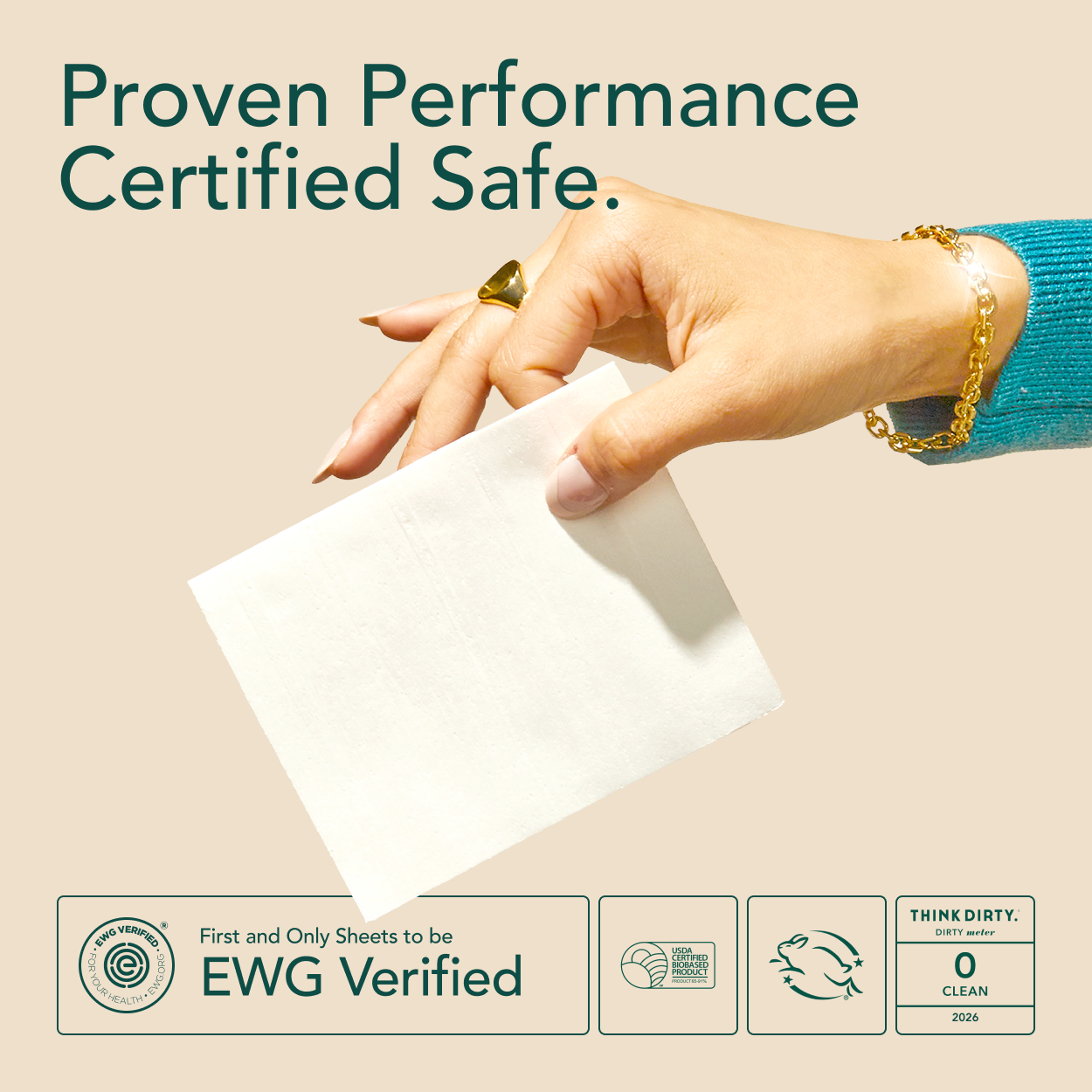 Zero Waste Laundry Detergent Sheets (Fragrance-Free)
