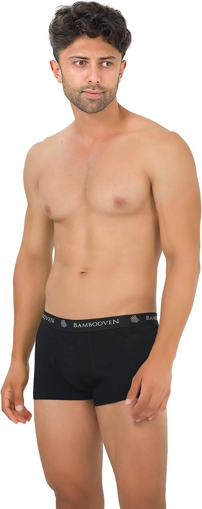 Bambooven - Men’s Bamboo Trunks with Pouch 4-Pack