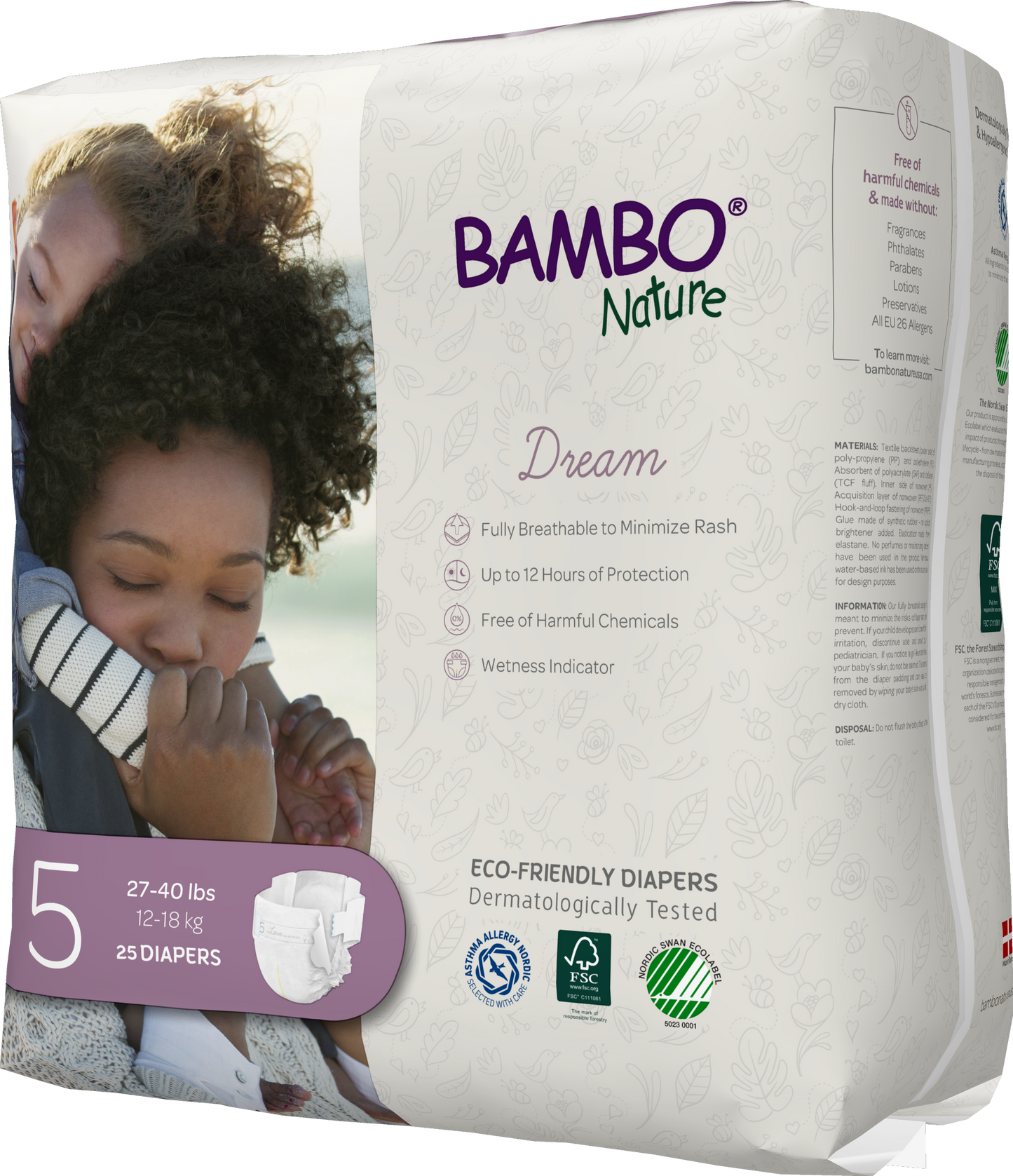 Bambo Nature Dream Baby Diapers Size 5
