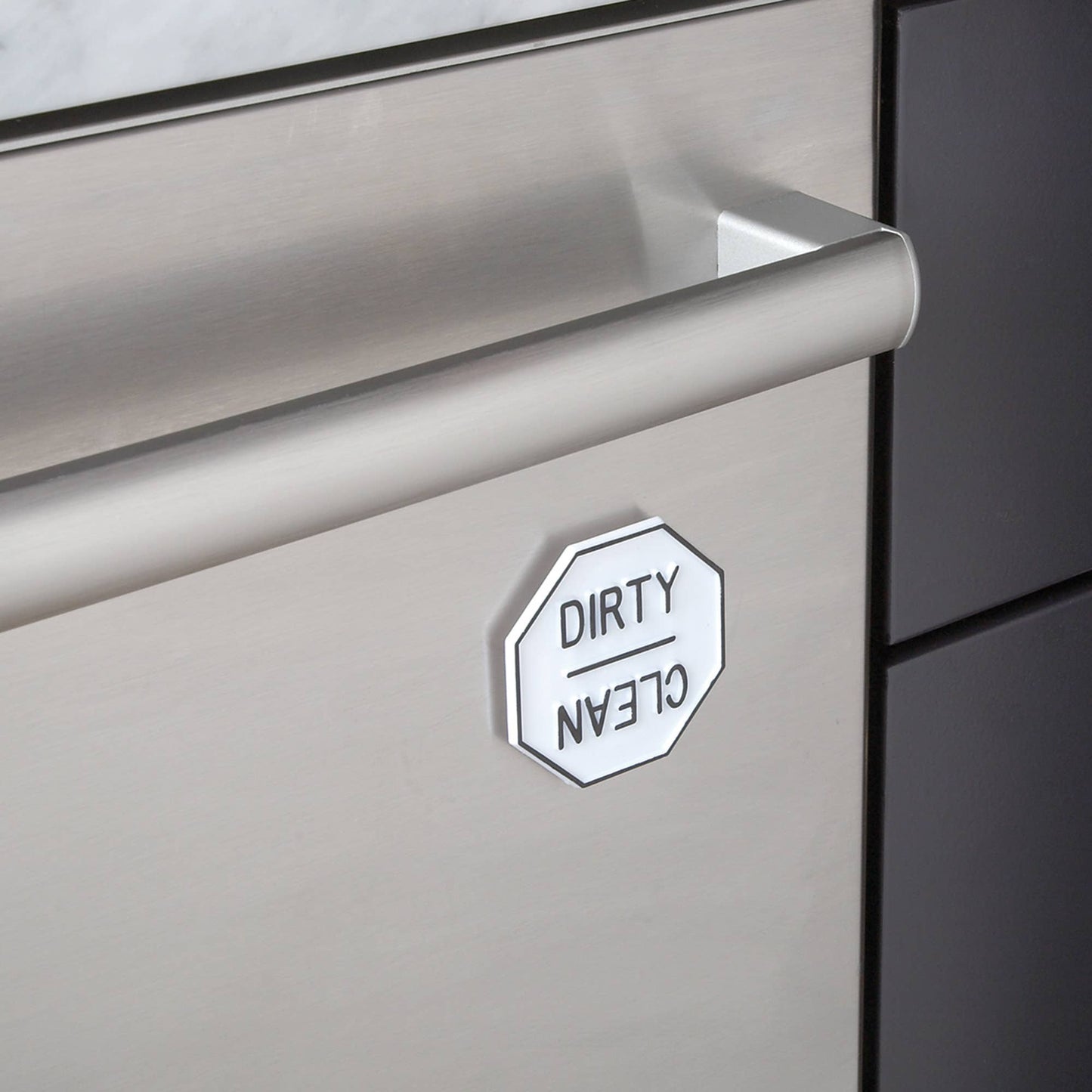 Fox Run Brands - Fox Run Clean or Dirty Dishwasher Magnet, 2.5" x 2.5"
