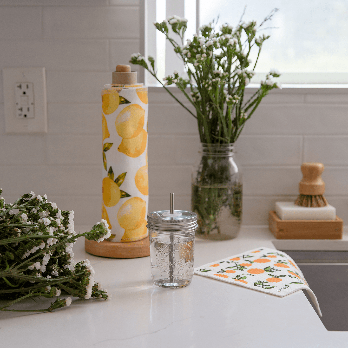 Reusable Paper Towels - Pre-Rolled 24-Pack