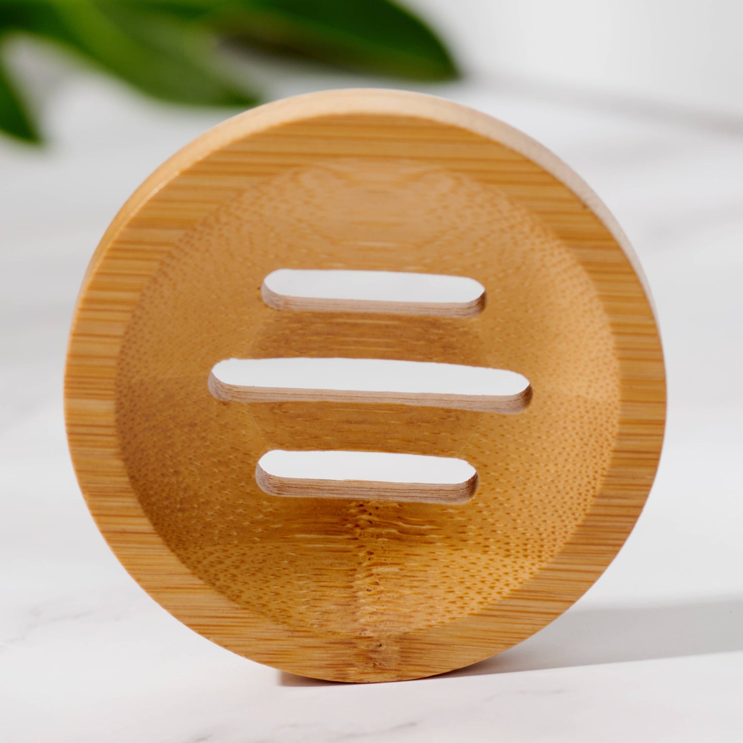 Bamboo Circular Soap Dish (Unbranded, Unpackaged)