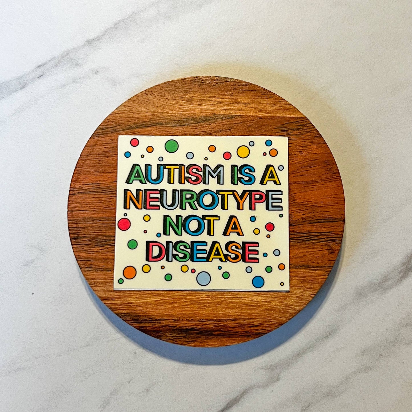 Uplifter Sticker - Autism is a neurotype, not a disease sticker