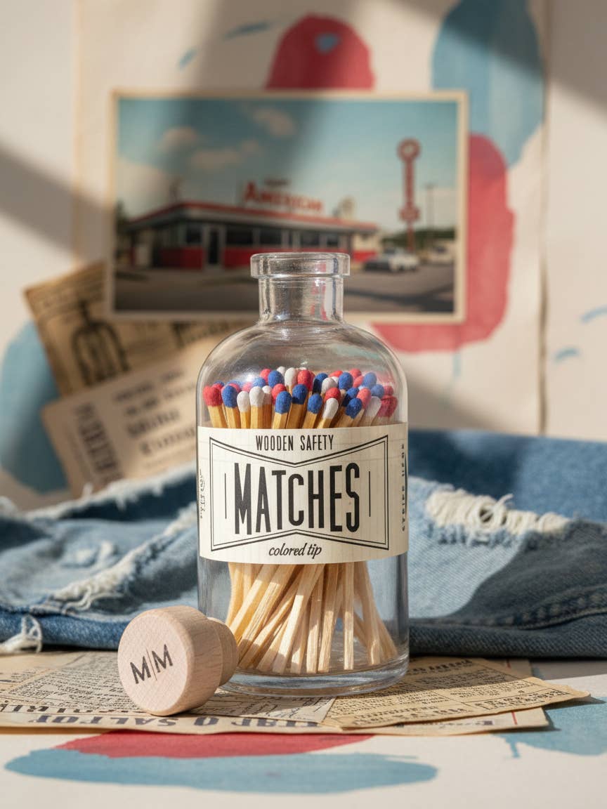 Made Market Co. - Vintage Apothecary USA Matches America 250 Celebration