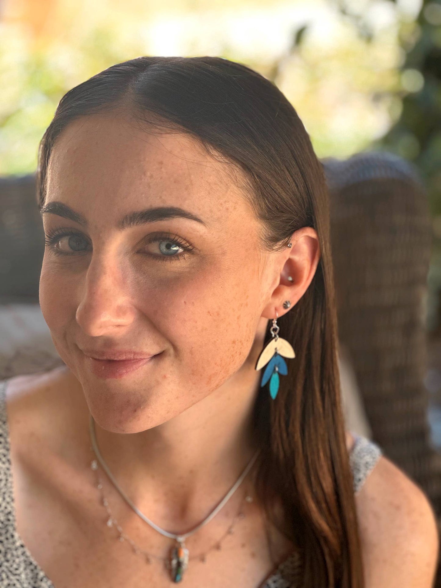 Green Tree Jewelry - Three Piece Earrings #1773