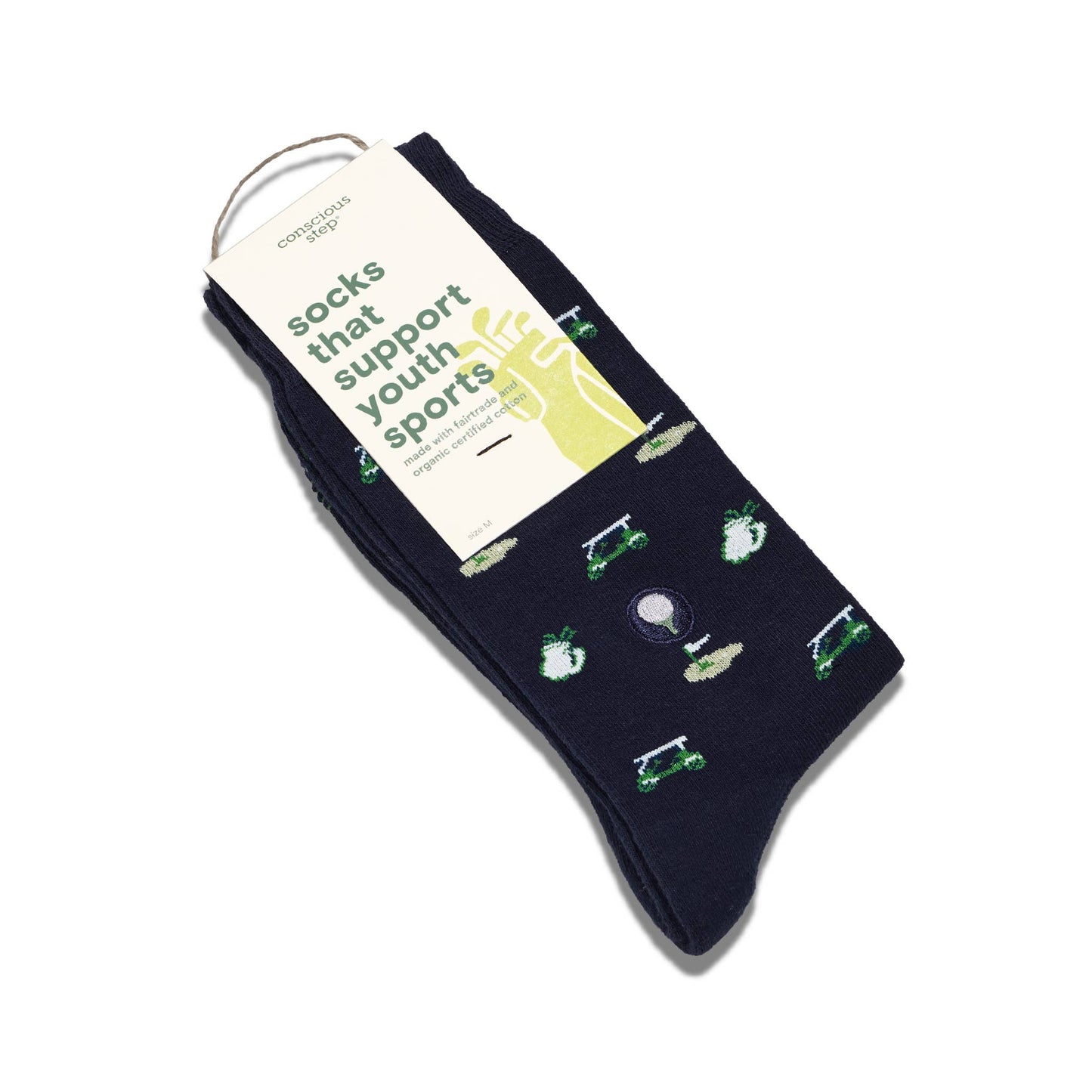 Conscious Step - Socks that Support Youth Sports | Navy Golf