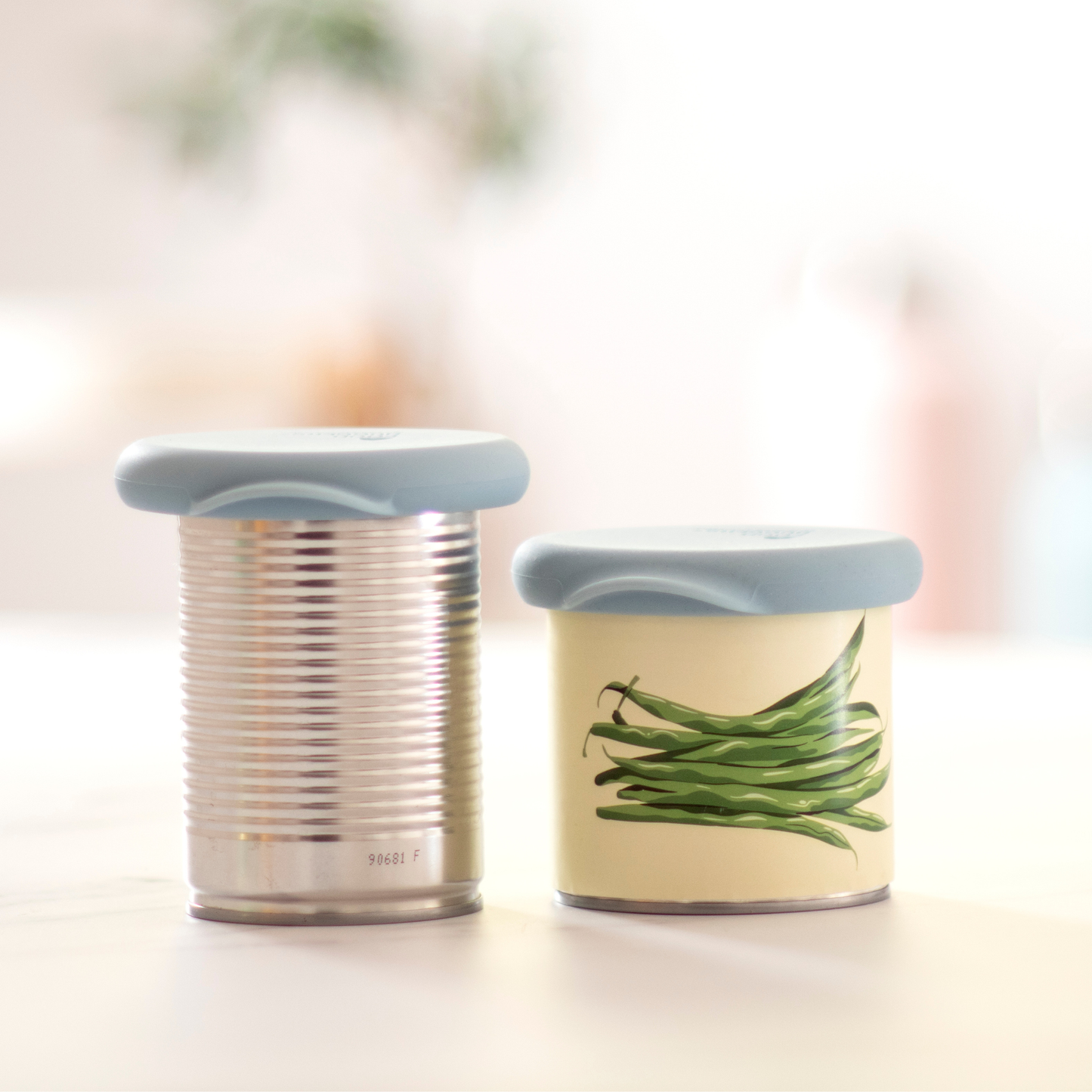Reusable Silicone Can Huggers  Cool Blue (Set of 2)