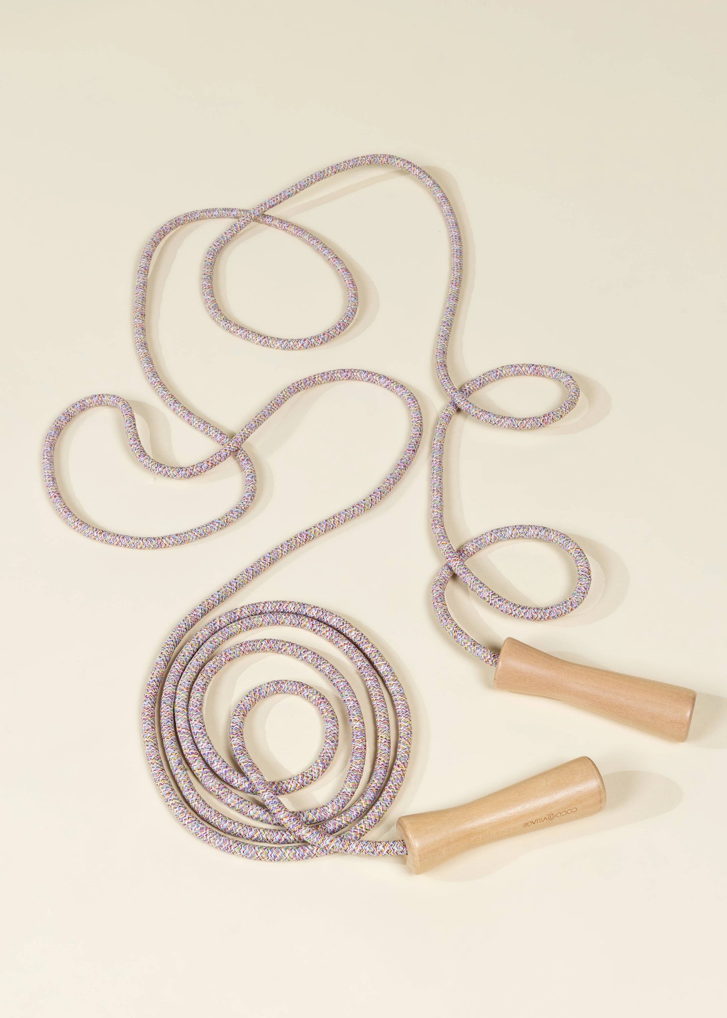 Coco Village - Extra-Long Wooden Handle Skipping Rope – Candy Pop
