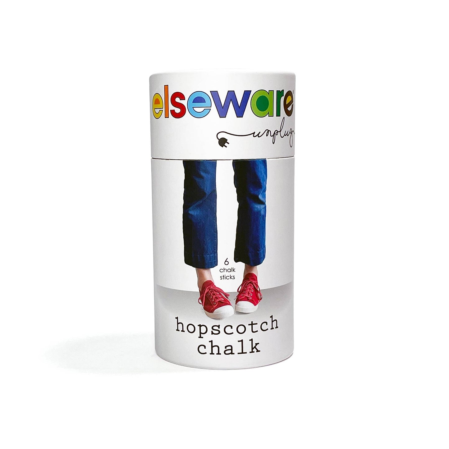 Sidewalk Chalk - Talc-Free - 6 Natural & Non-Toxic Colors