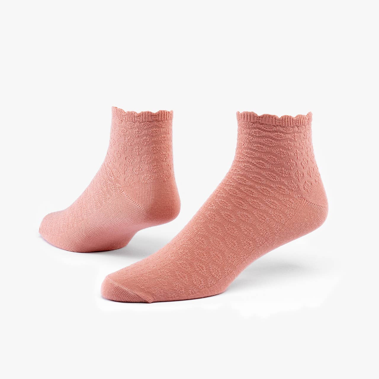 Maggie's Organics - Organic Cotton Socks - Scallop Quarter