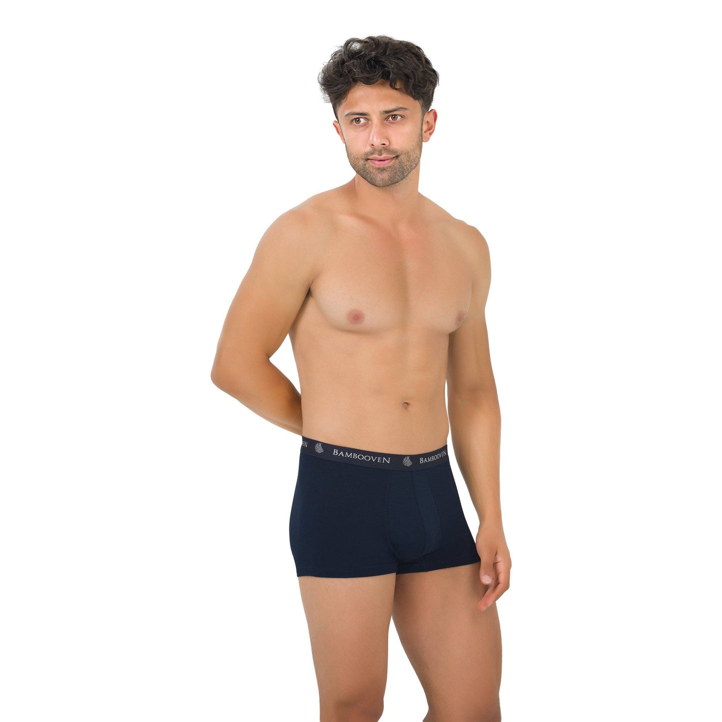 Mens Bamboo Trunks with Pouch 4-Pack