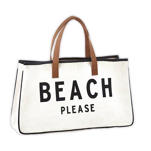 Santa Barbara Design Studio by Creative Brands - Canvas Tote - Beach Please