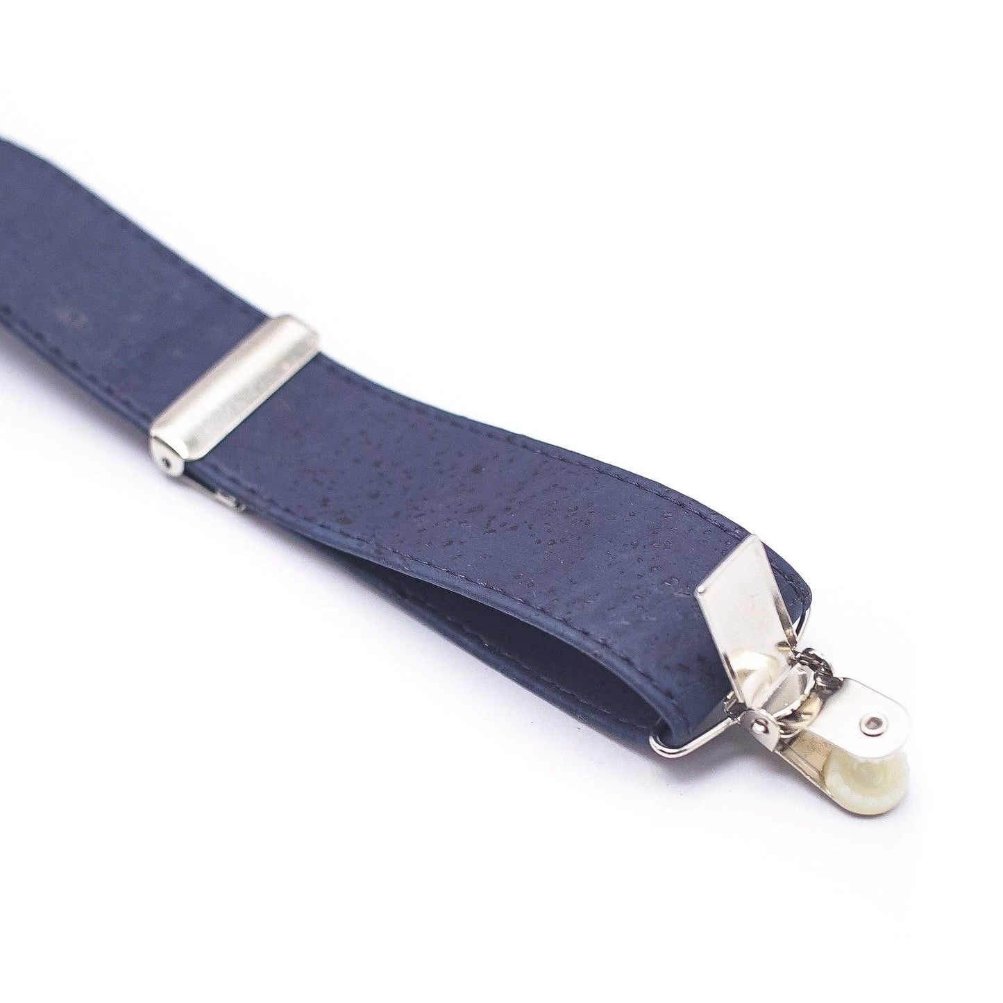 Dark Blue  Adjustable cork straps men's SUSPENDER L-542-F