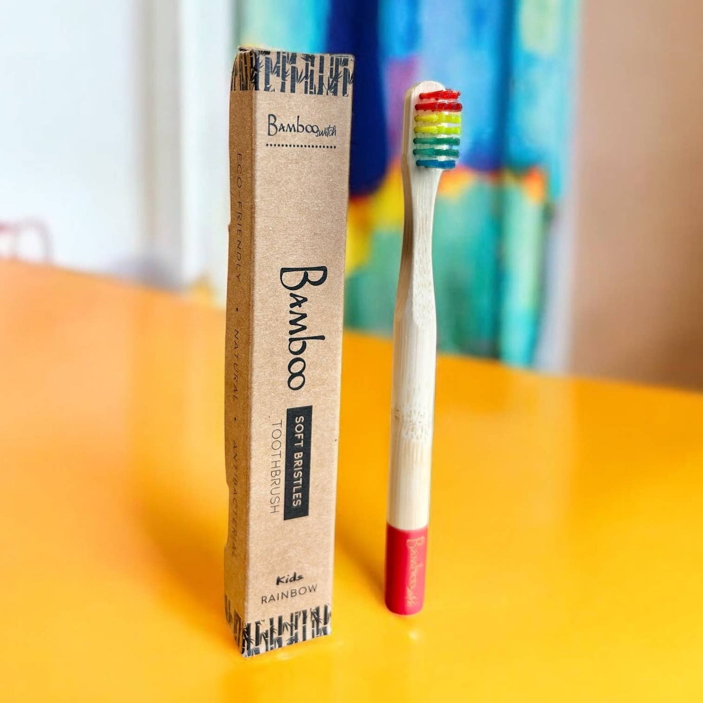 Bamboo Kids Toothbrush | Rainbow | Earth Day Bestseller