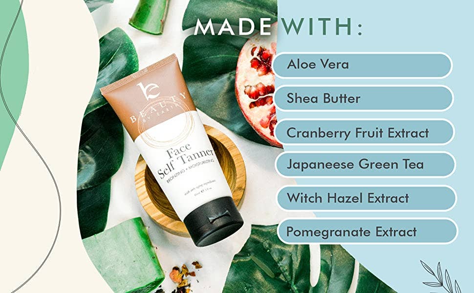 Self Tanner Face Lotion 3oz (2 Shades)