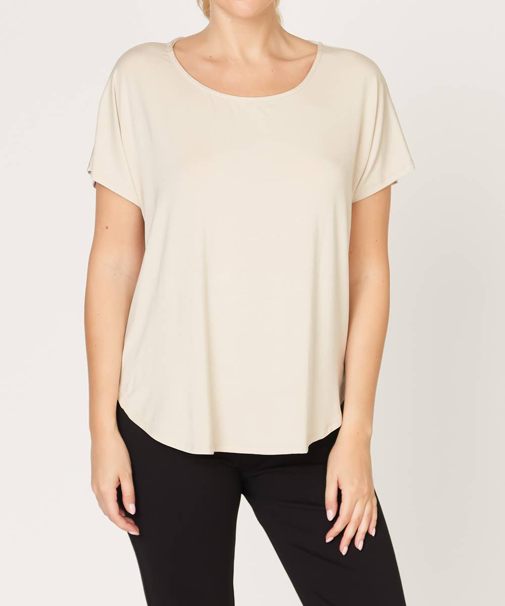 Studio Ko Clothing - BAMBOO CASUAL DOLMAN SLEEVE TOP