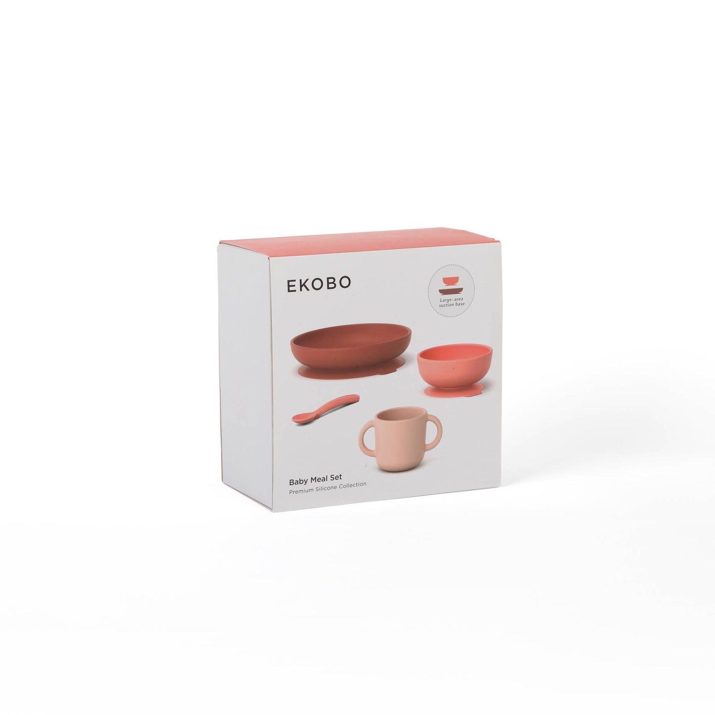 Silicone Baby Meal Set - Coral