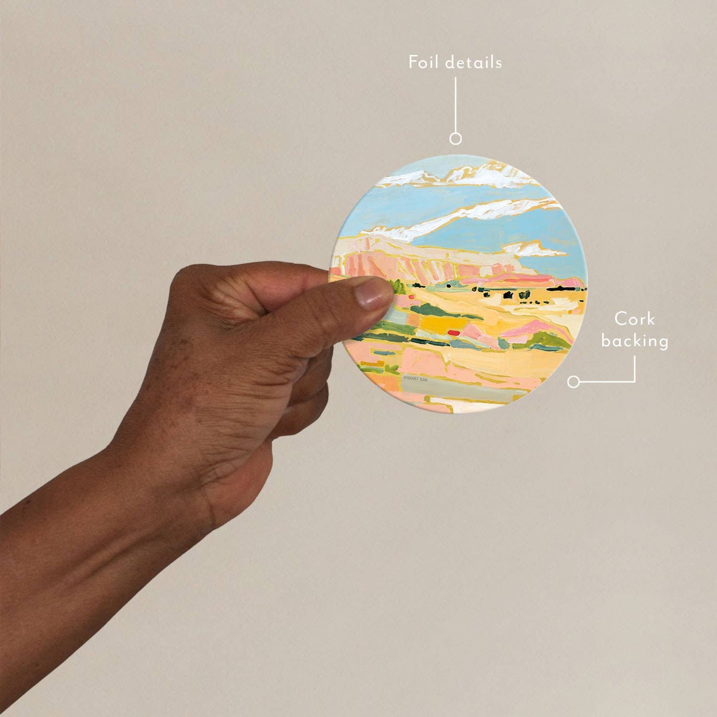 Desert Haze Loose Coaster