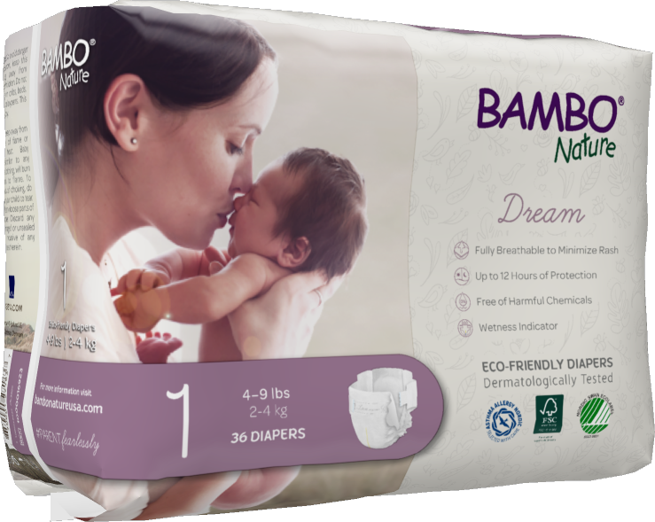Bambo Nature Dream Baby Diapers Size 1
